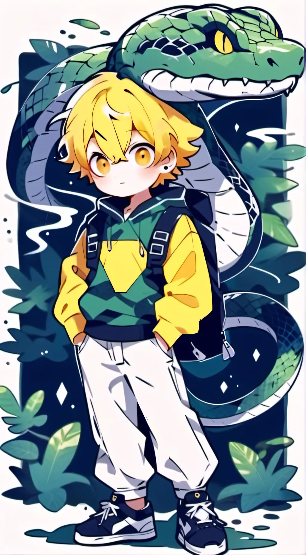 ai character: Y/N x Mha background