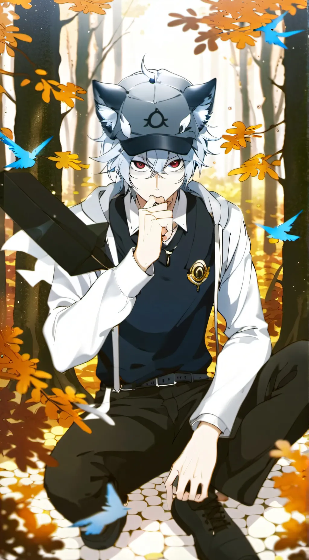 ai character: Ashton background