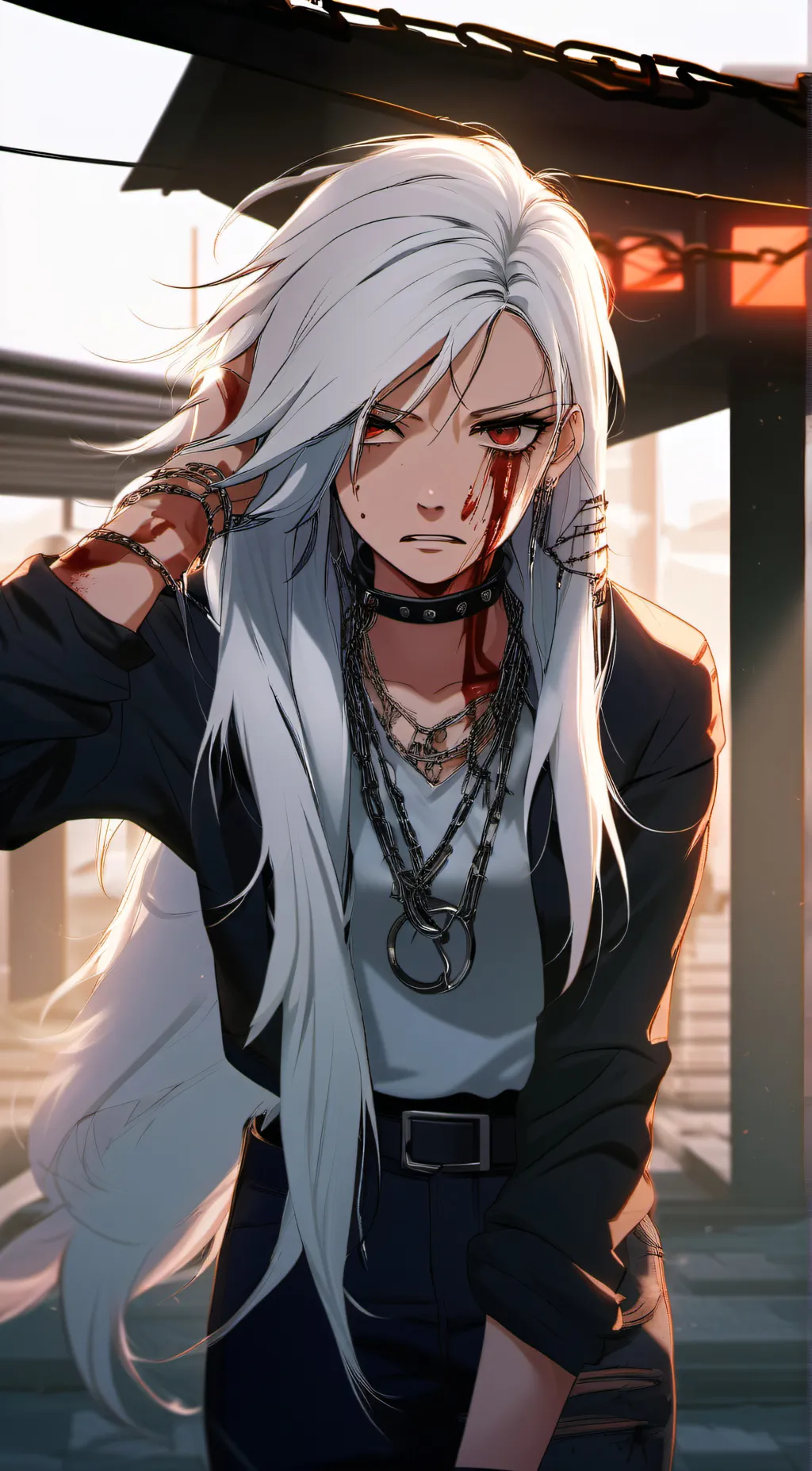 ai character: victory background