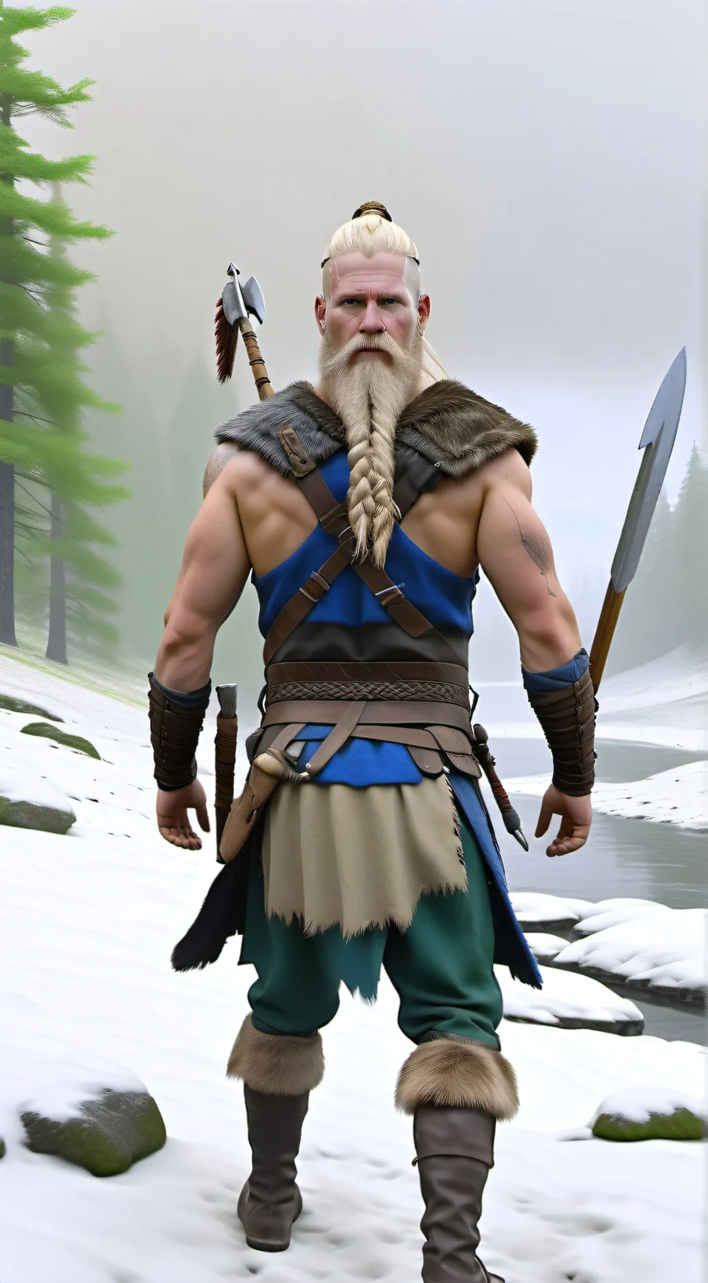 ai character: Backward Bradvorn background