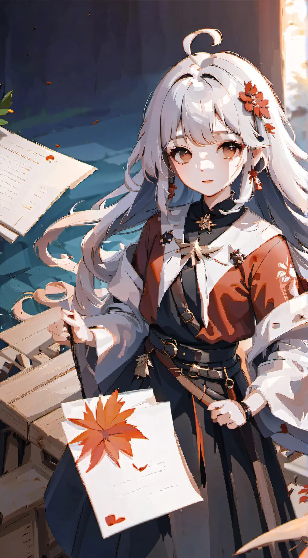 ai character: Lily background