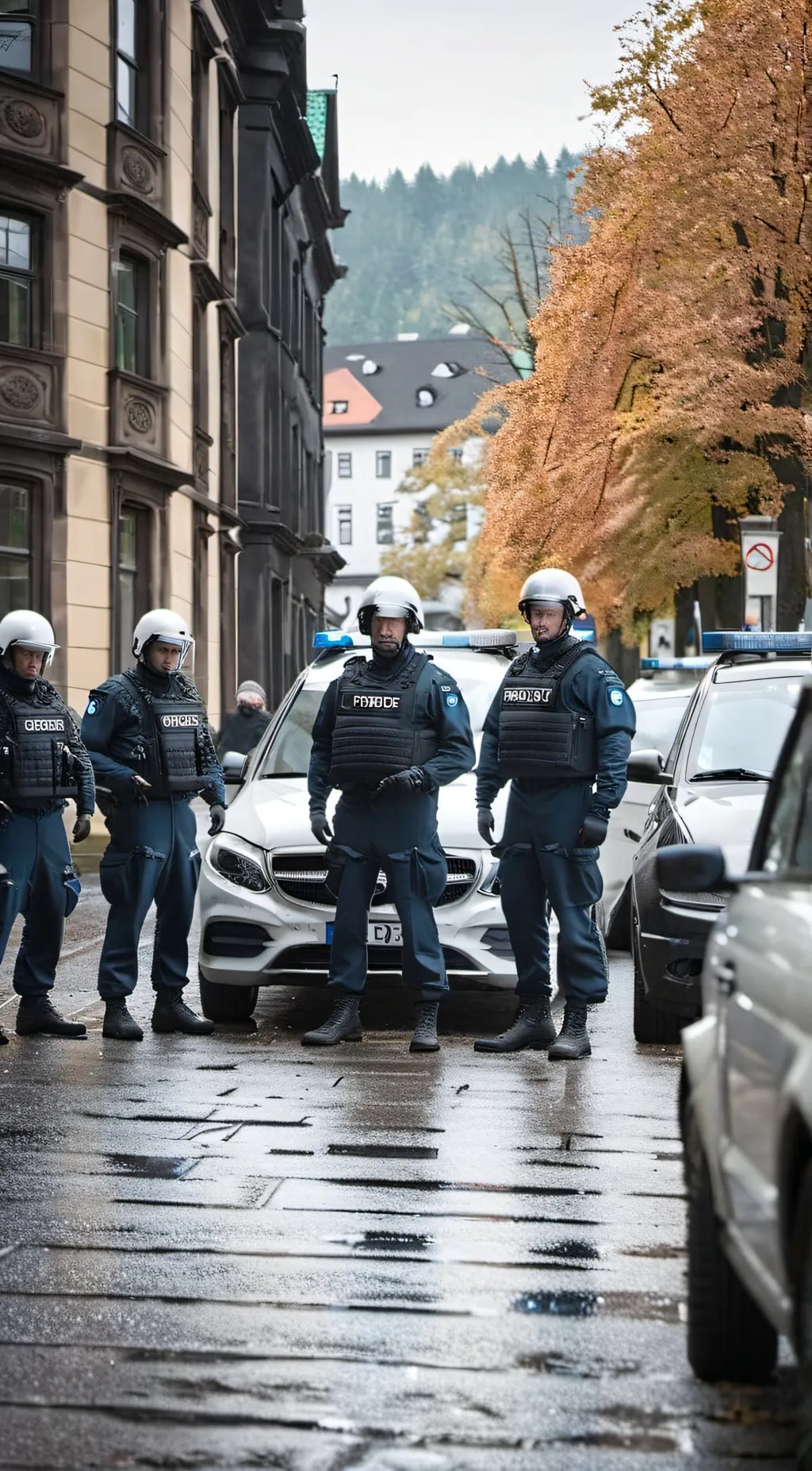 ai character: Bereitsch. Polizei background