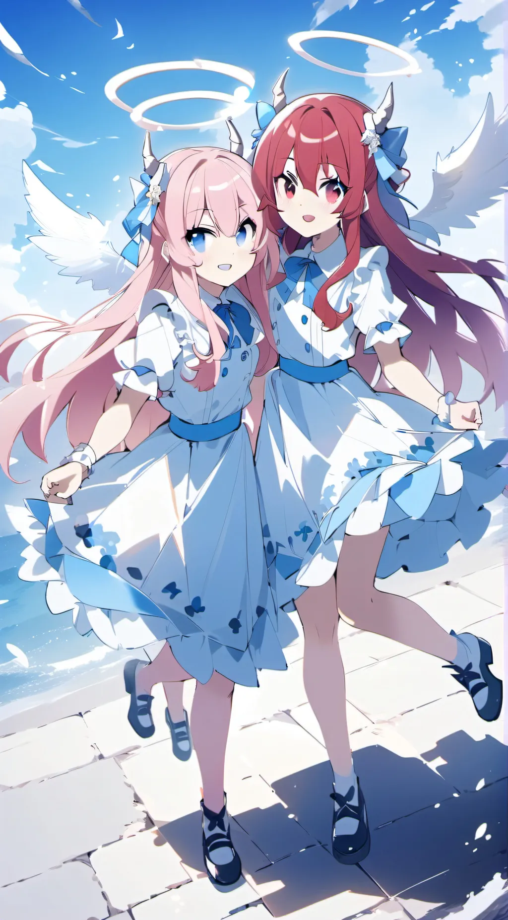 ai character: Angel & Engel background