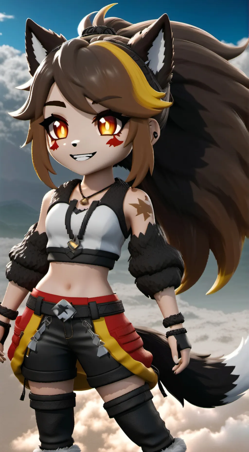 ai character: Melody background