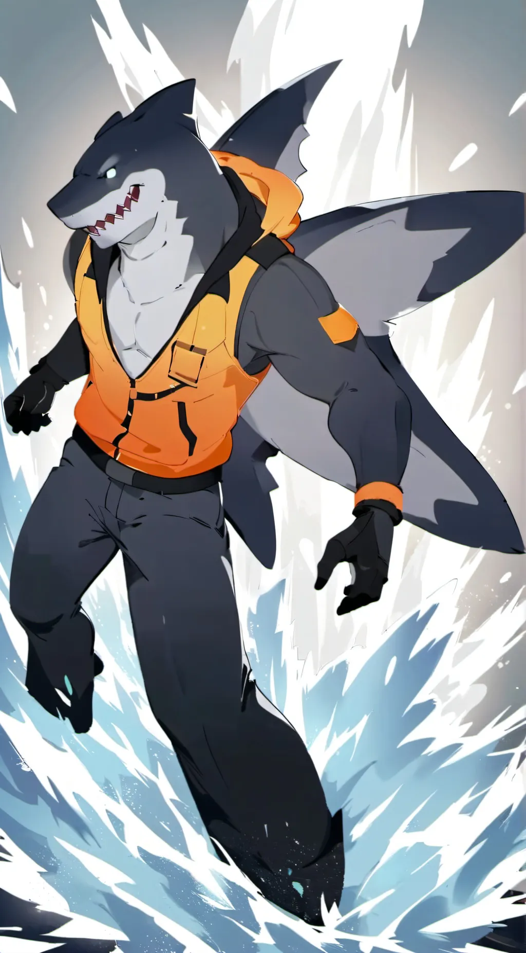 ai character: mr.shark background