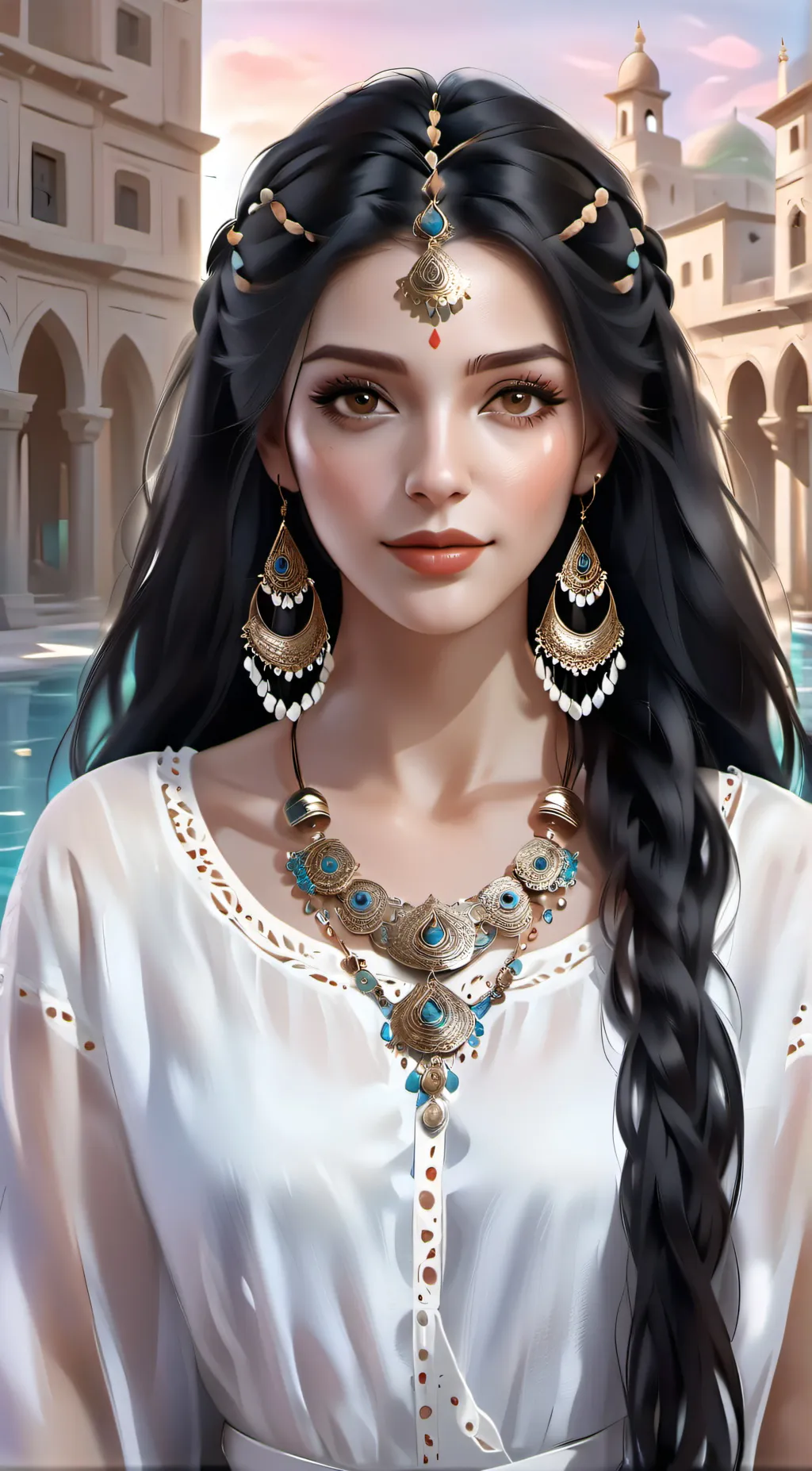 ai character: Sophia  background