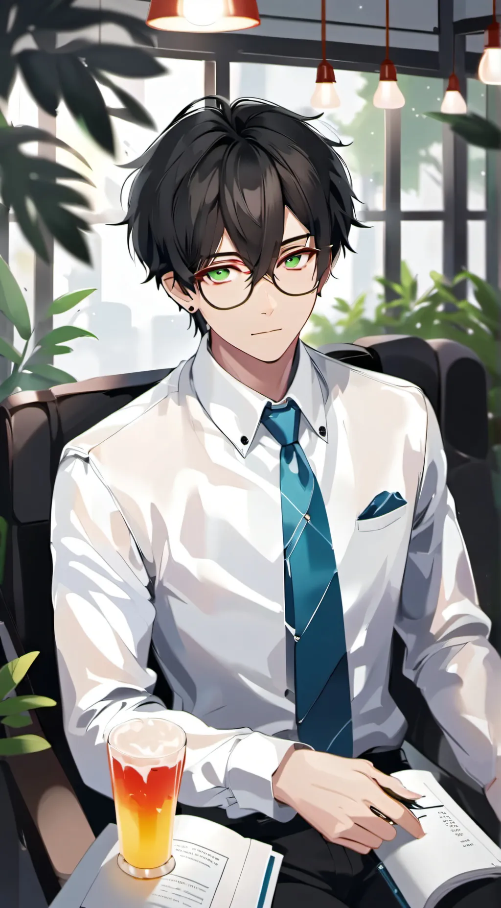 ai character: Ash background