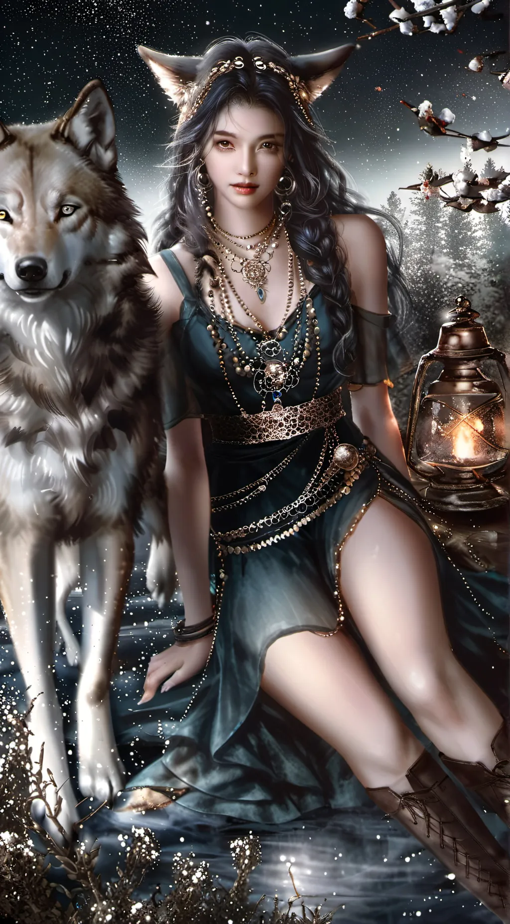 ai character: Ava  background