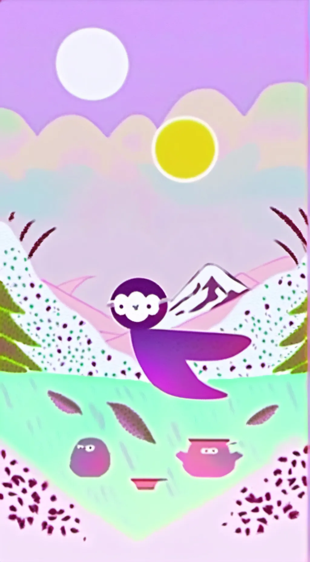 ai character: Kawaii Zoey background