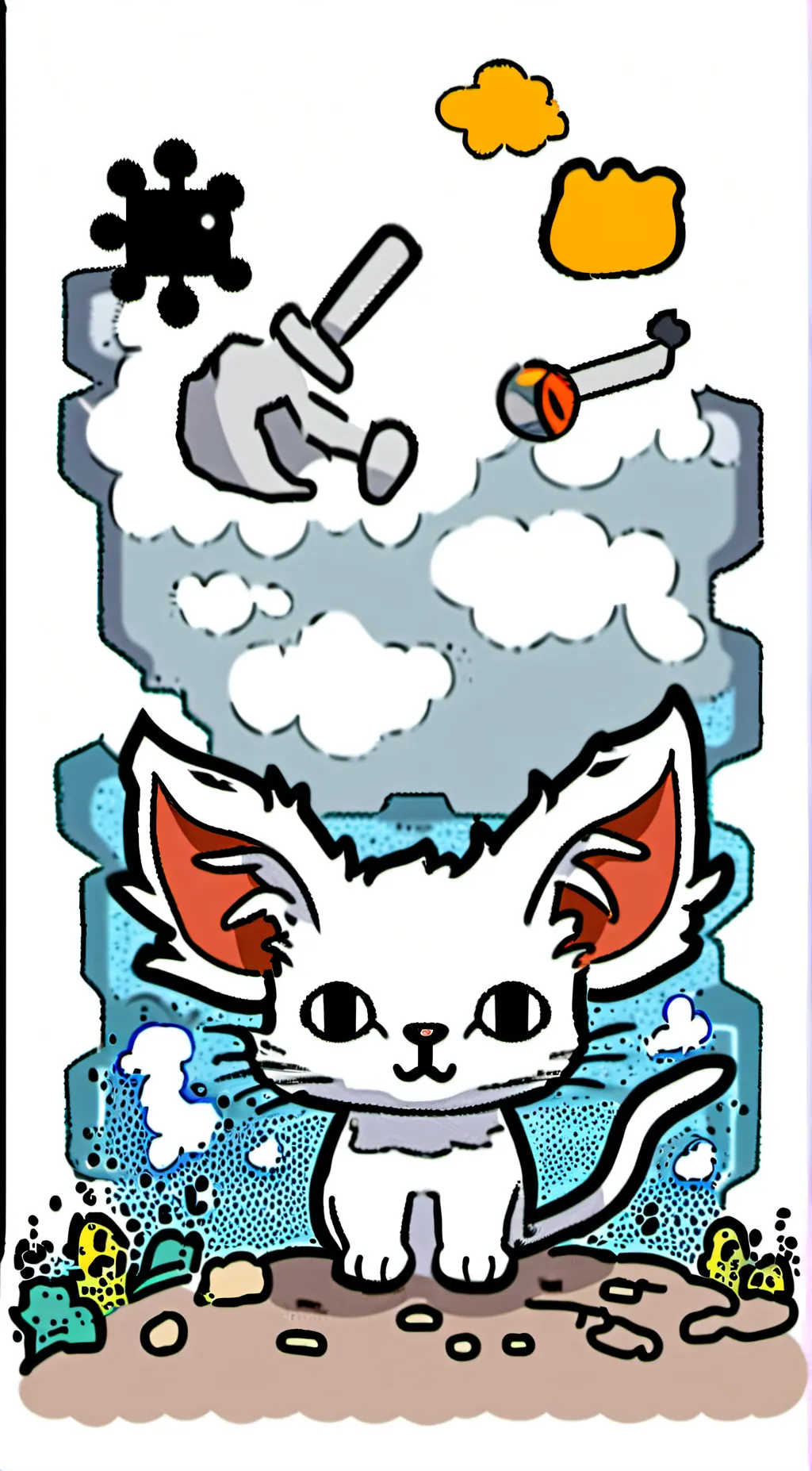 ai character: cat background