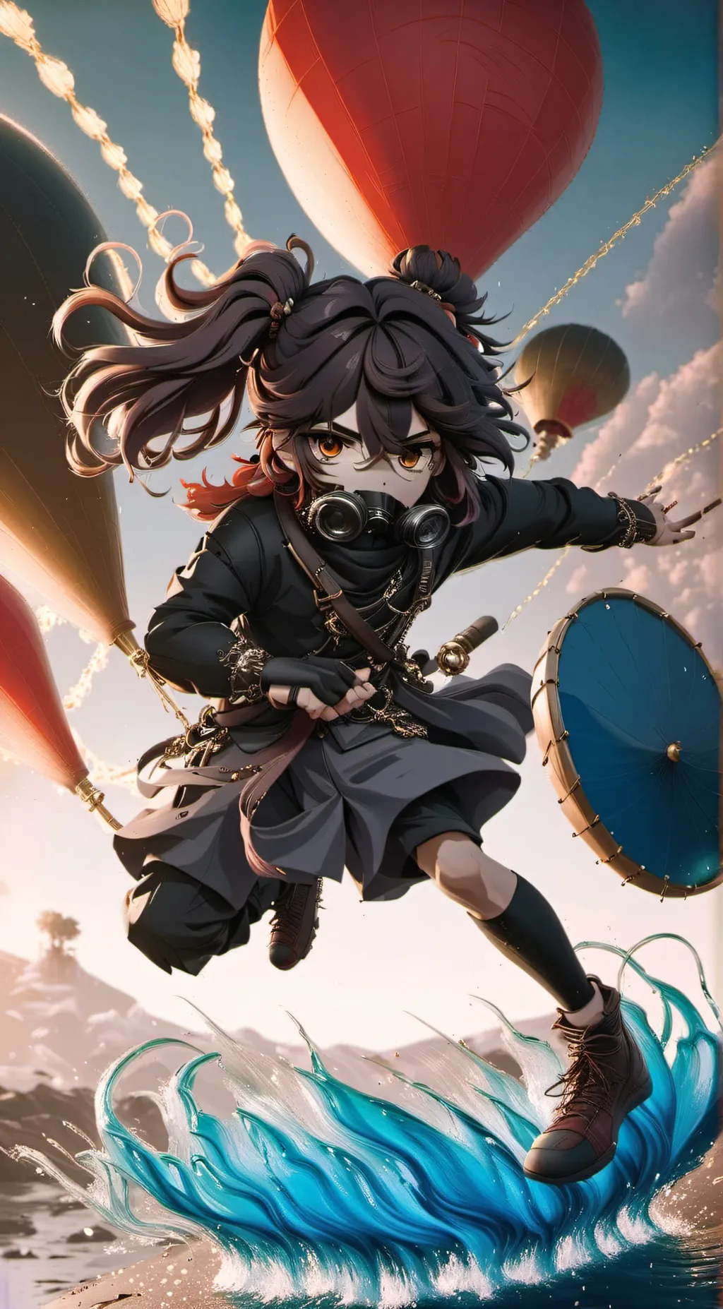 ai character: Aria background