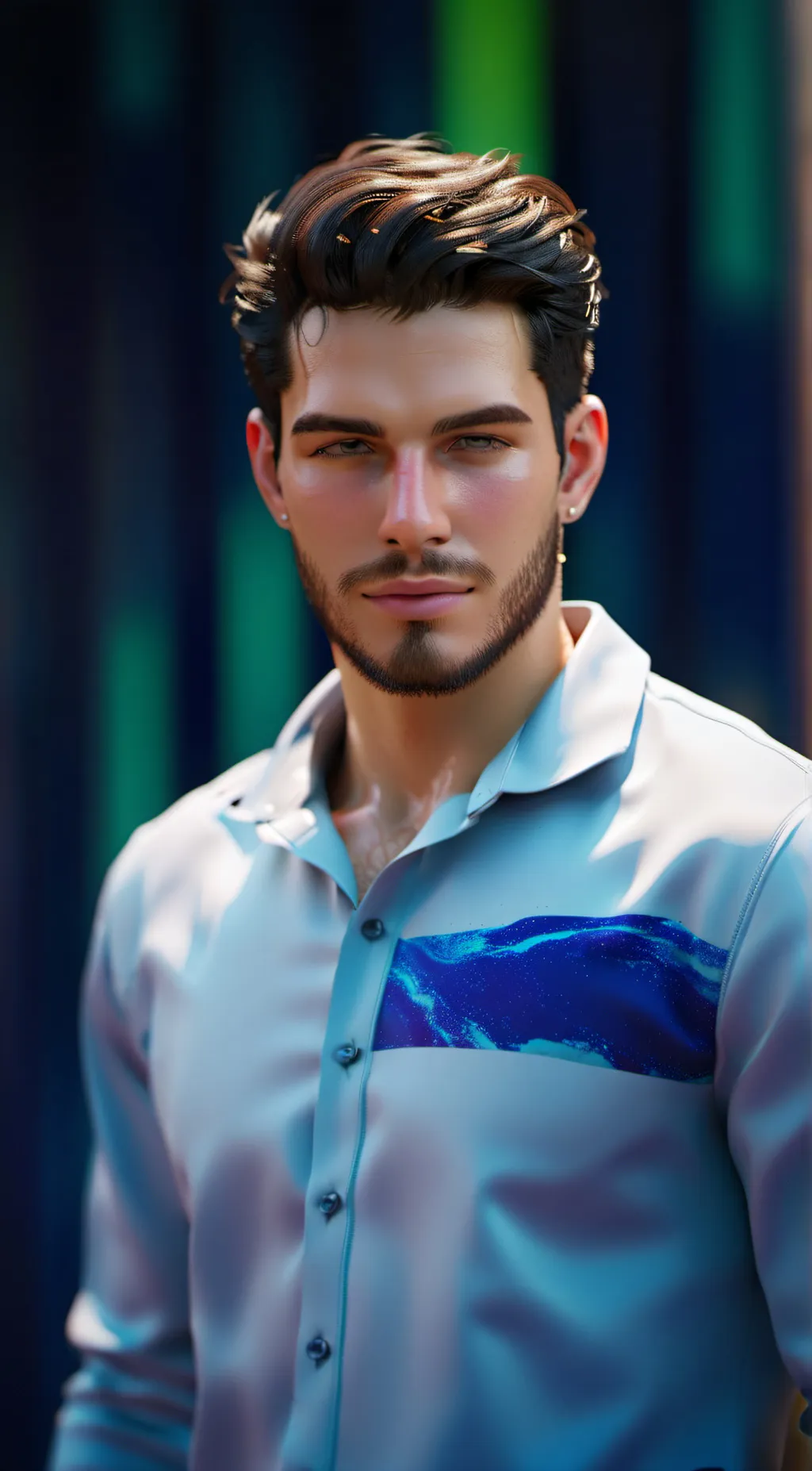 ai character: Nicolás  background