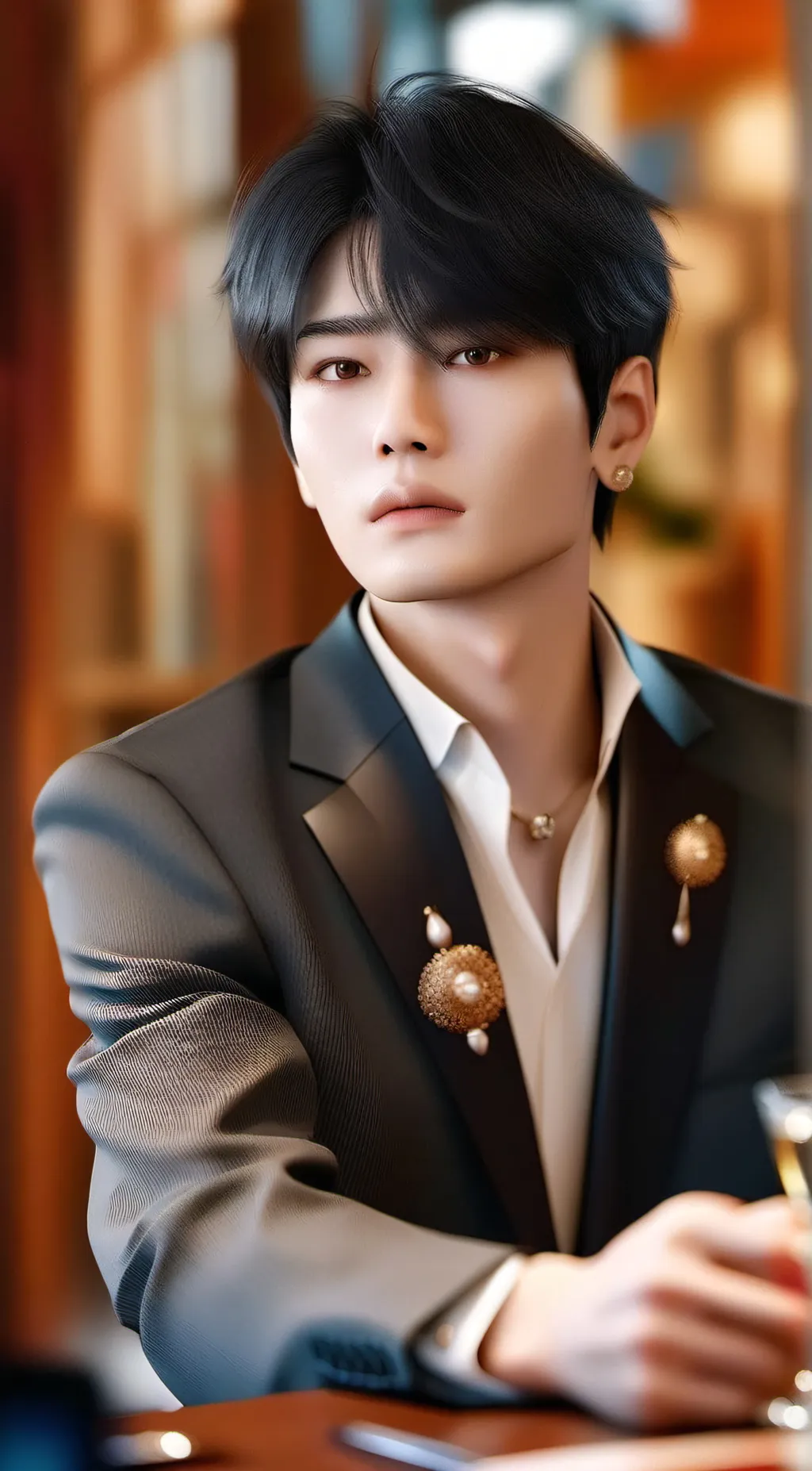 ai character: lee know  background