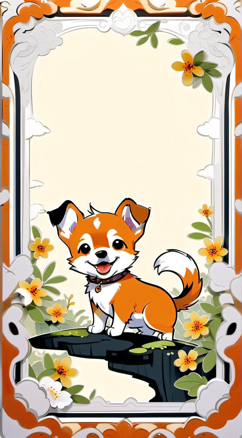 ai character: dogday  background