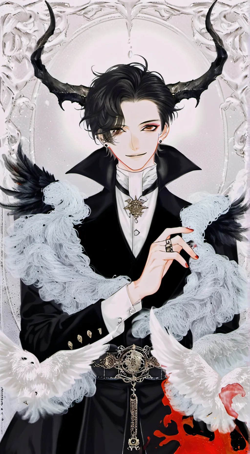 ai character: Lucifer  background