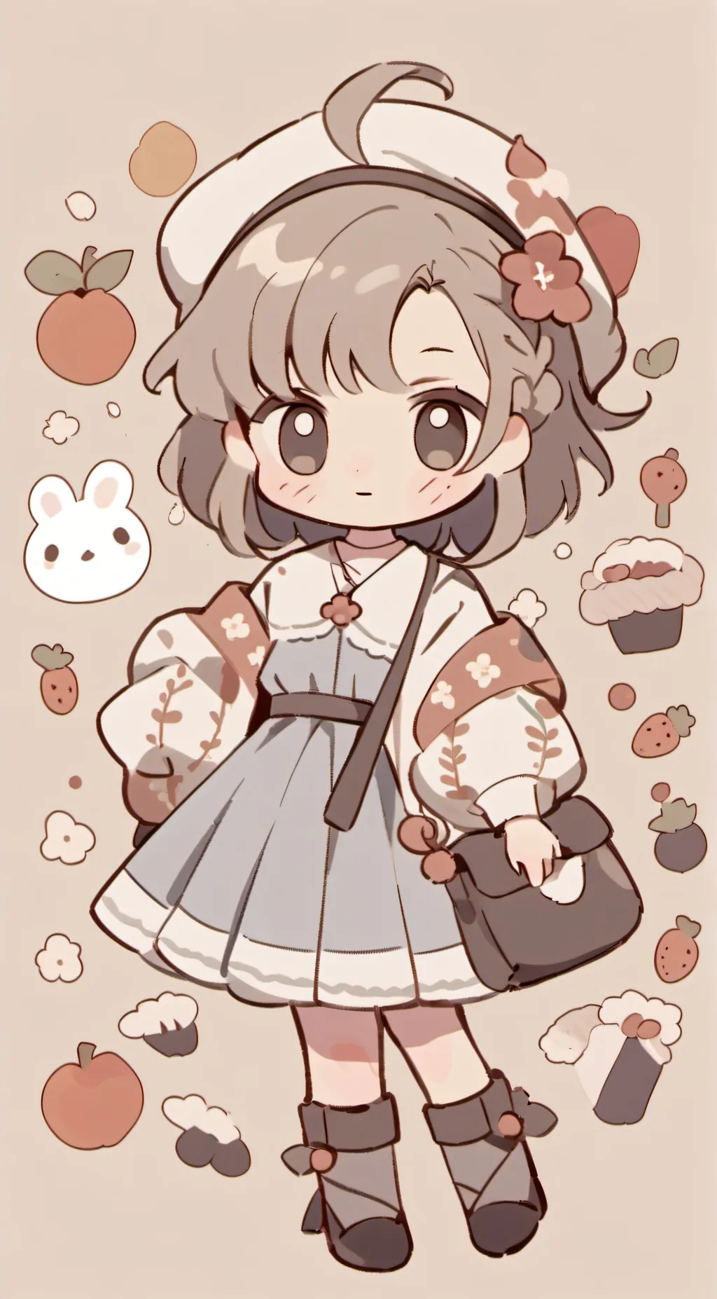 ai character: MiNi LiLlY background