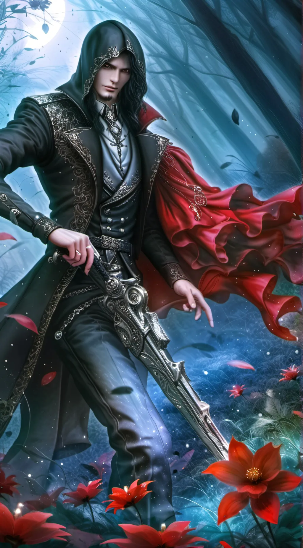 ai character: Sky background