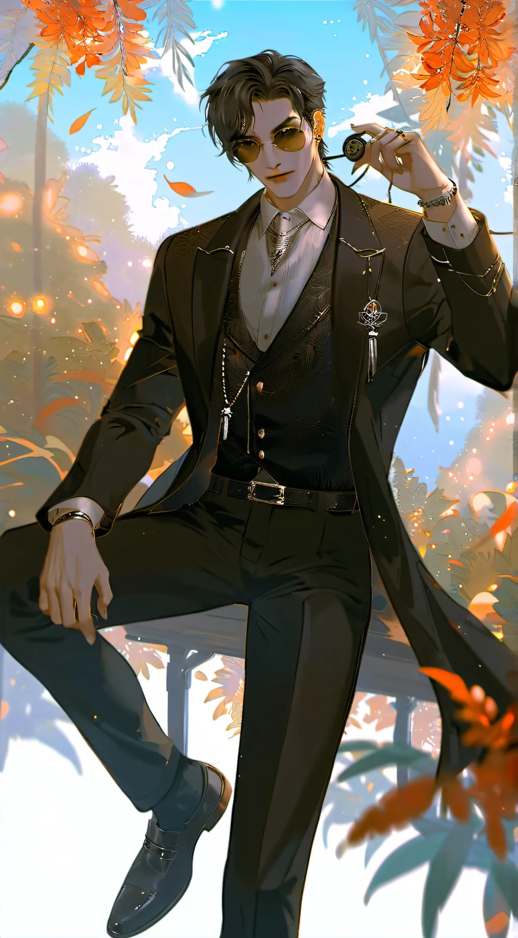 ai character: mafia husband  background