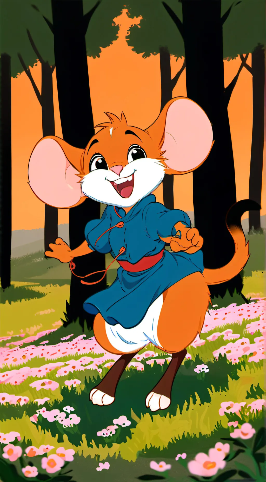 ai character: Cherie Mouse background