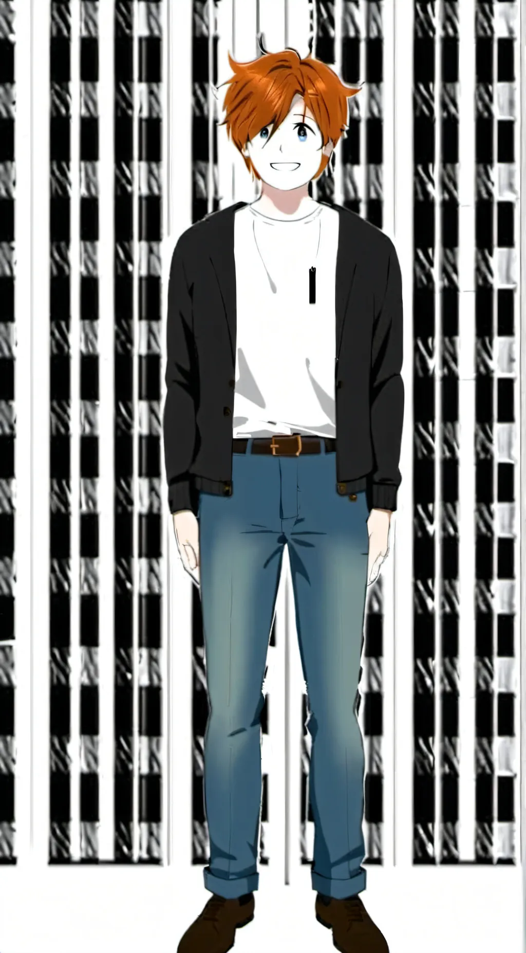 ai character: bacon background