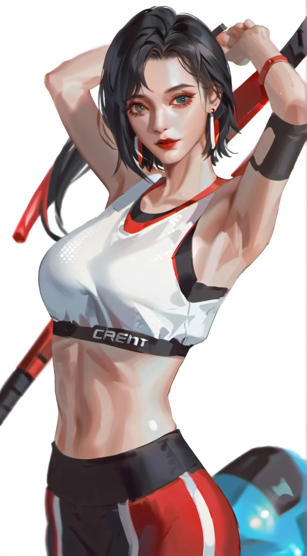 ai character: Ashley background