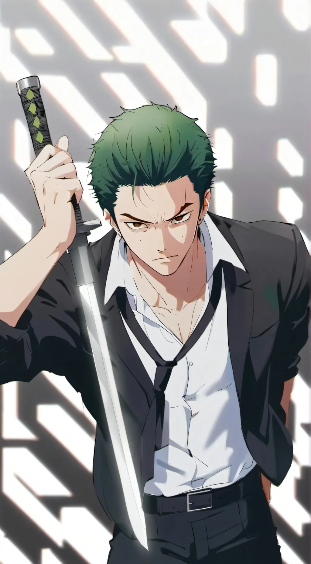 ai character: Zoro background