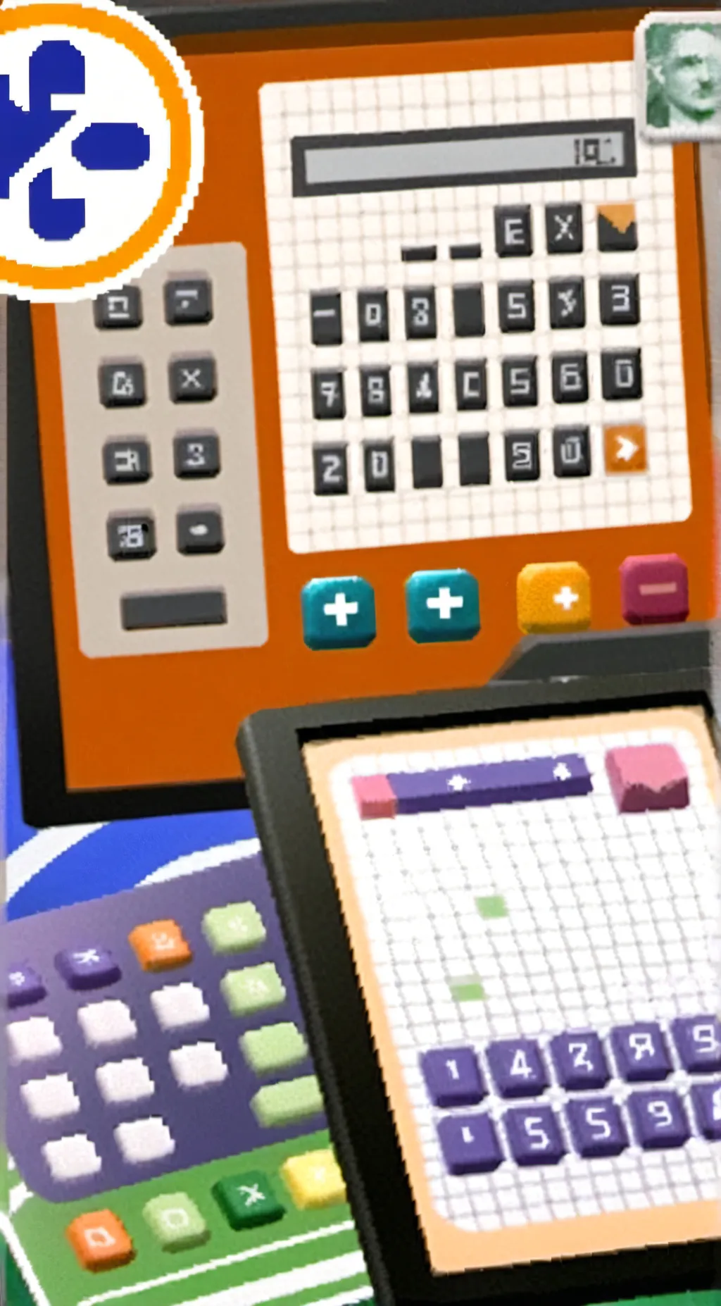 ai character: Calculator  background