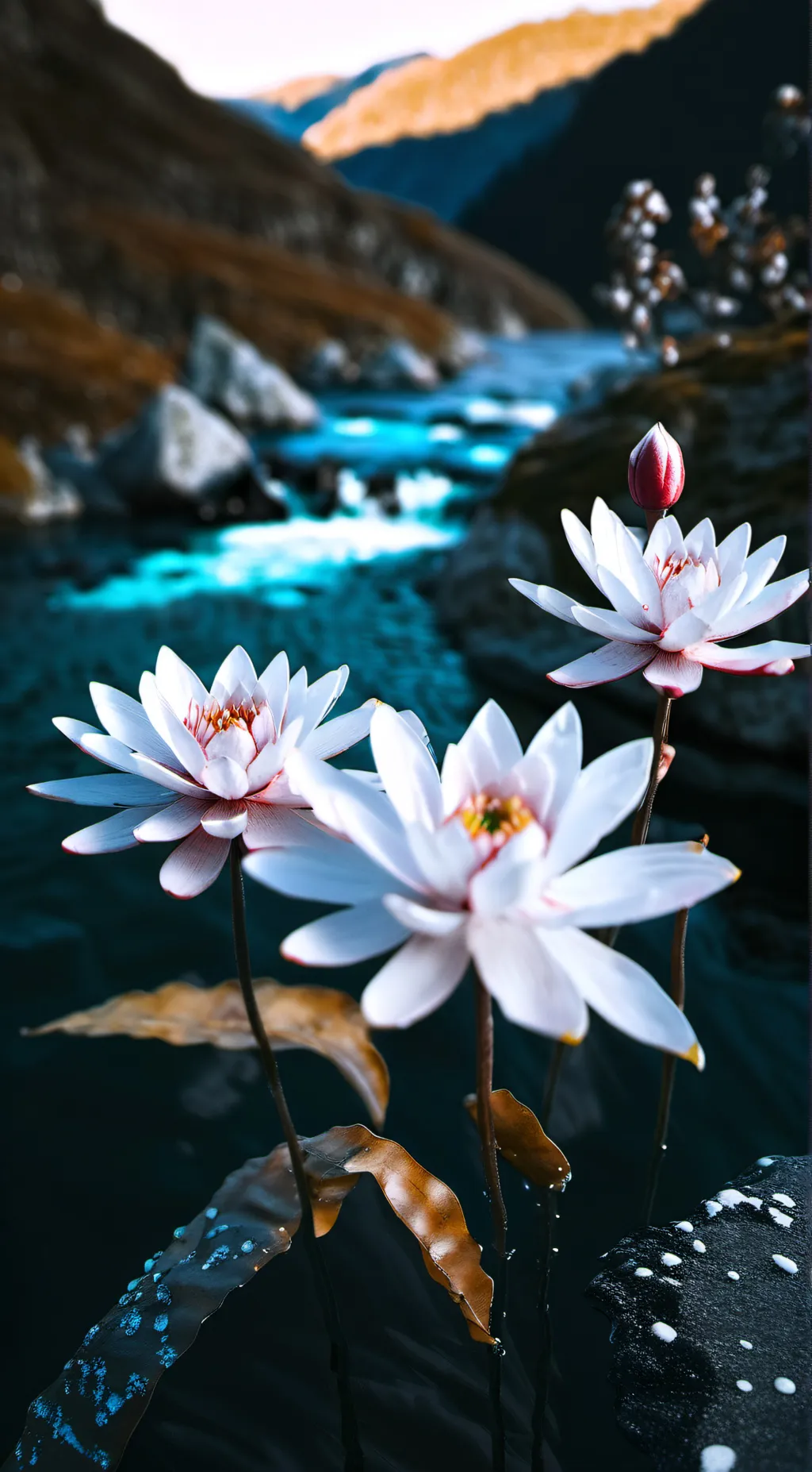 ai character: Mr fresh flowers  background