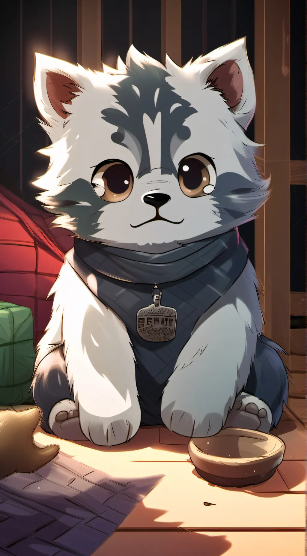 ai character: Luna background