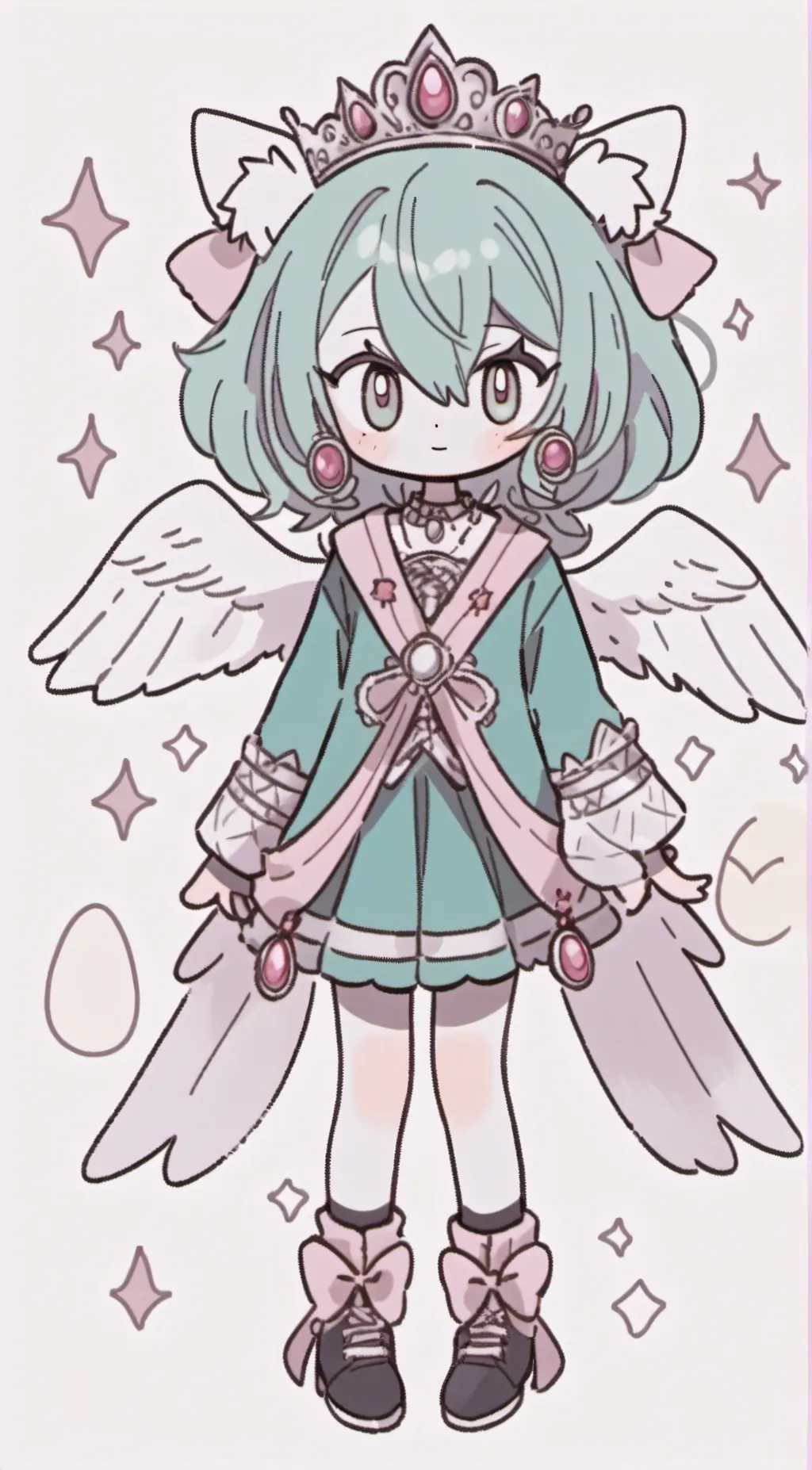 ai character: Moonkit background