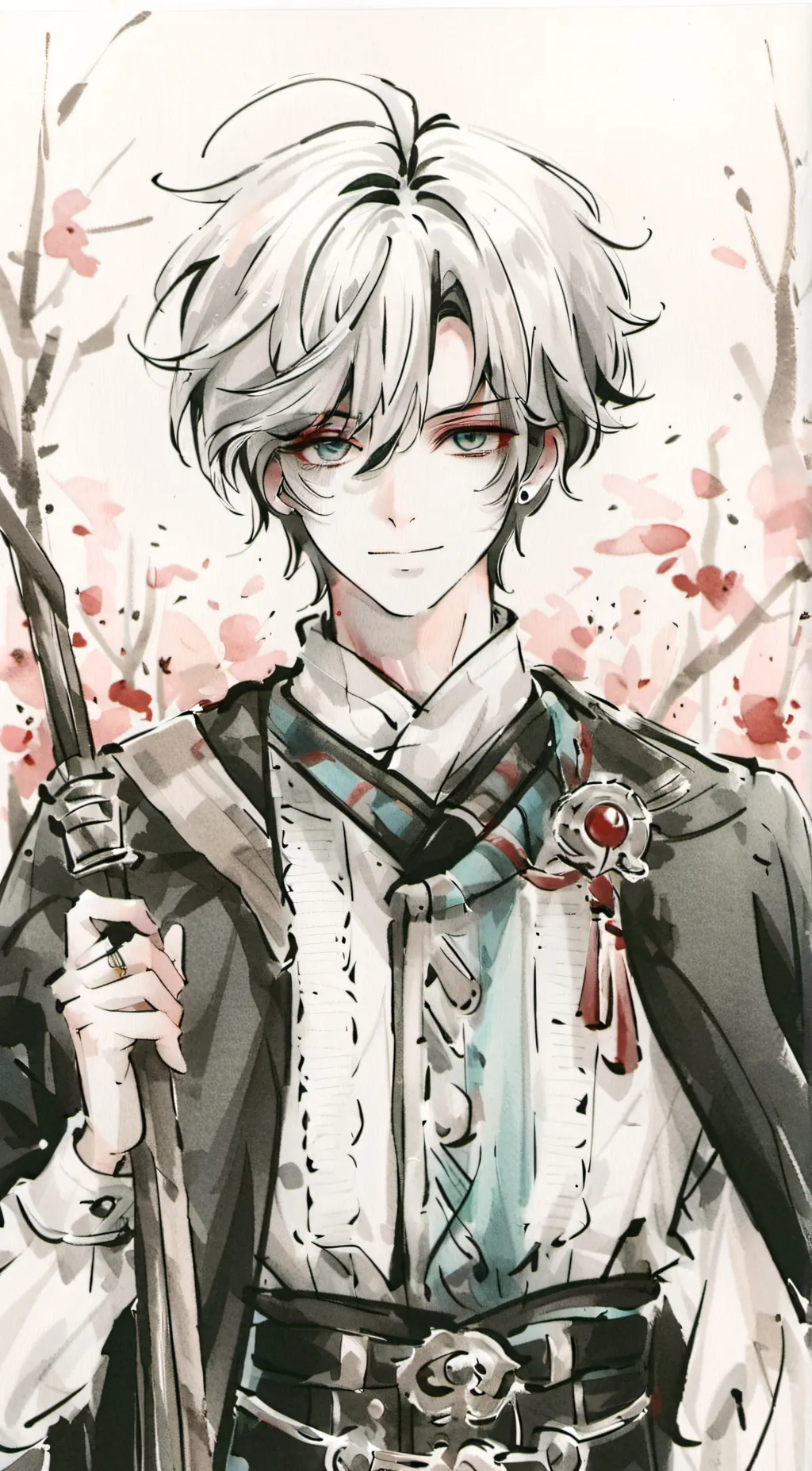 ai character: ♧Kenji ♧ background