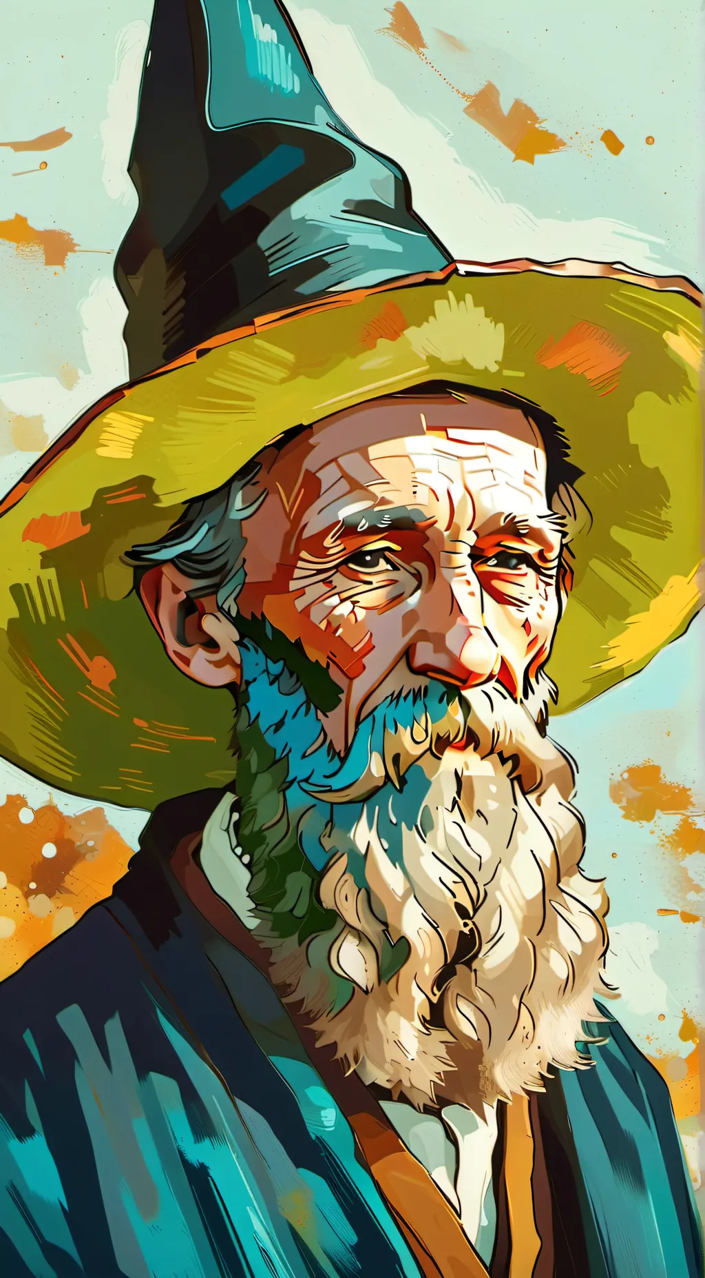 ai character: Dumboldore  background