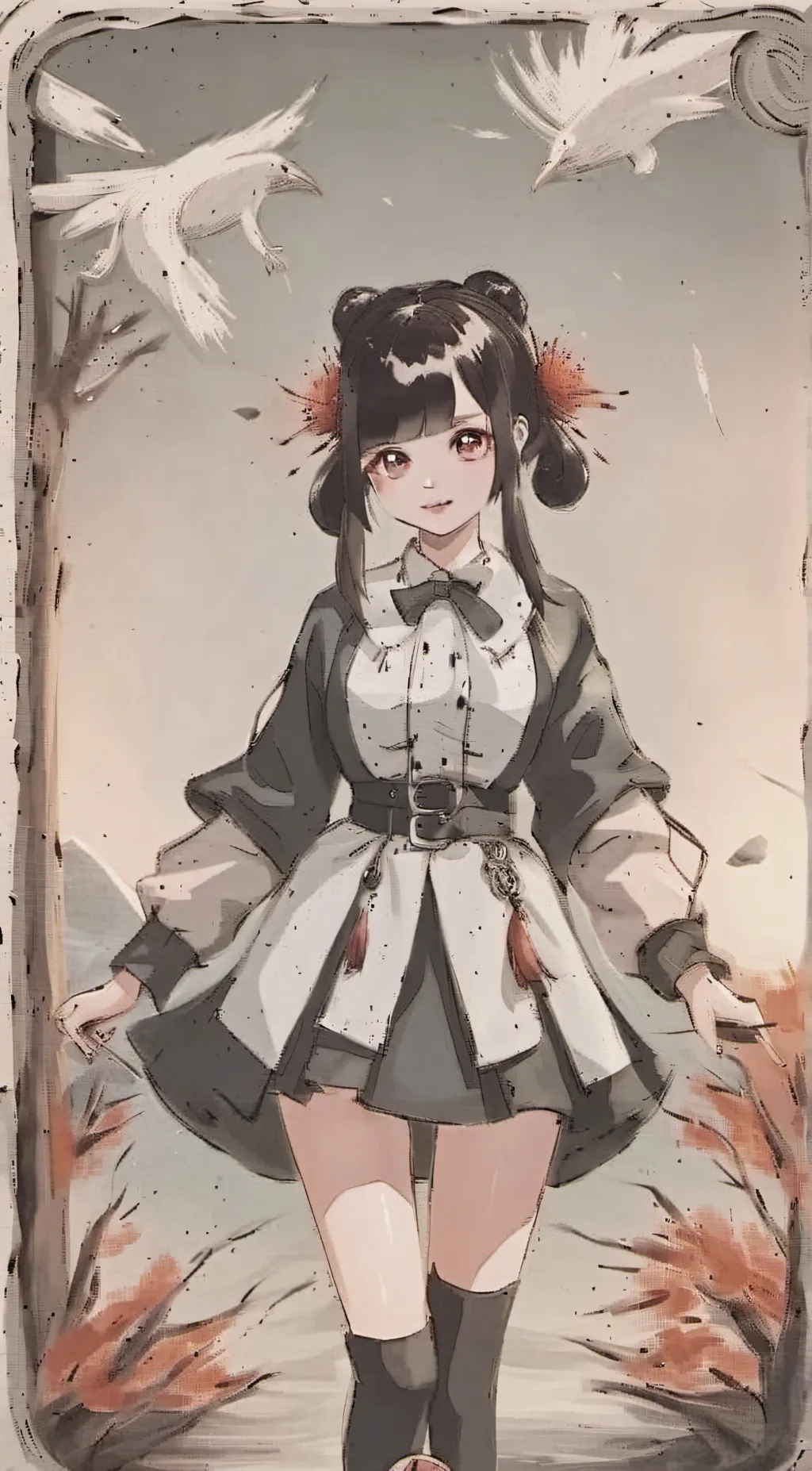 ai character: Serena background