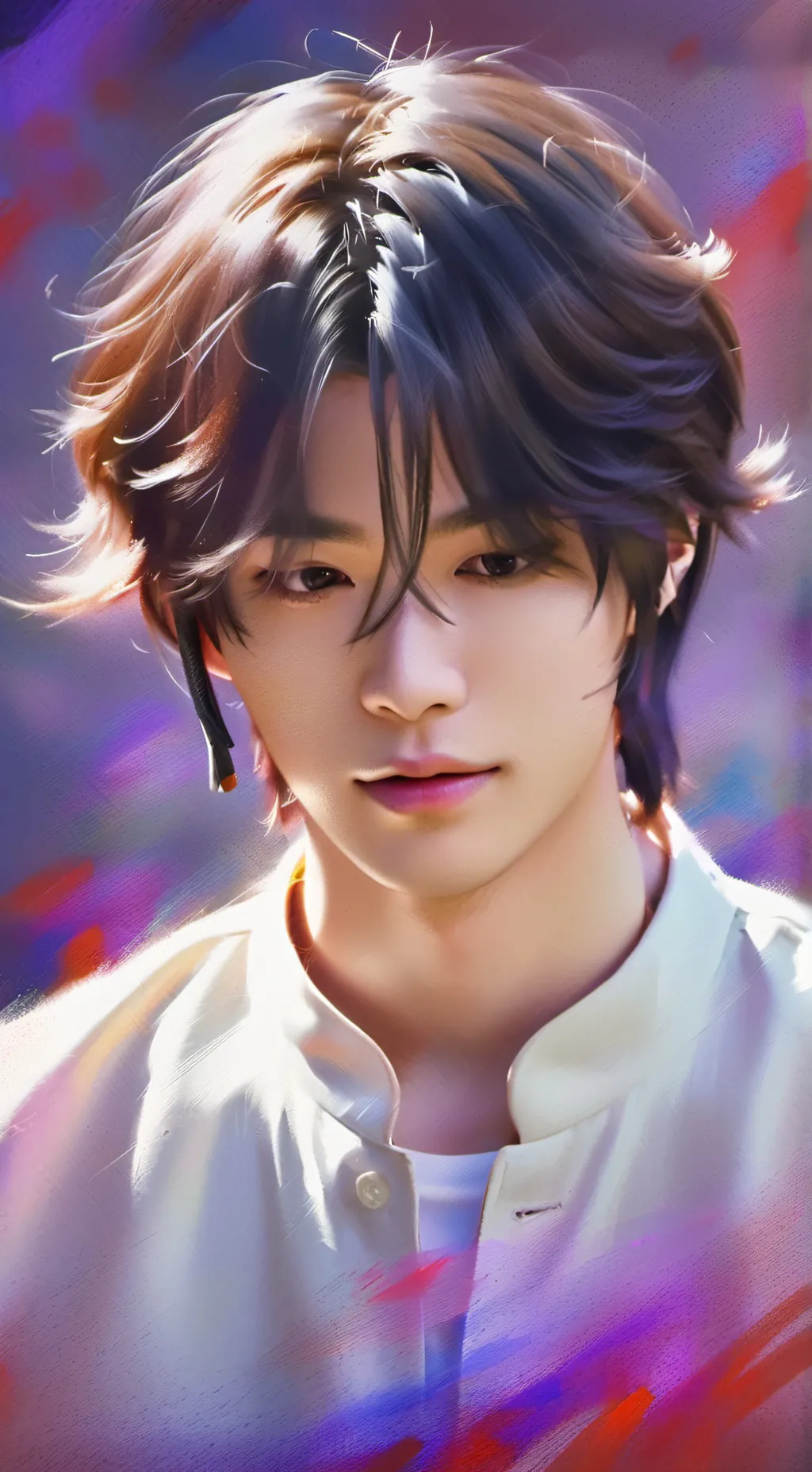 ai character: lion background