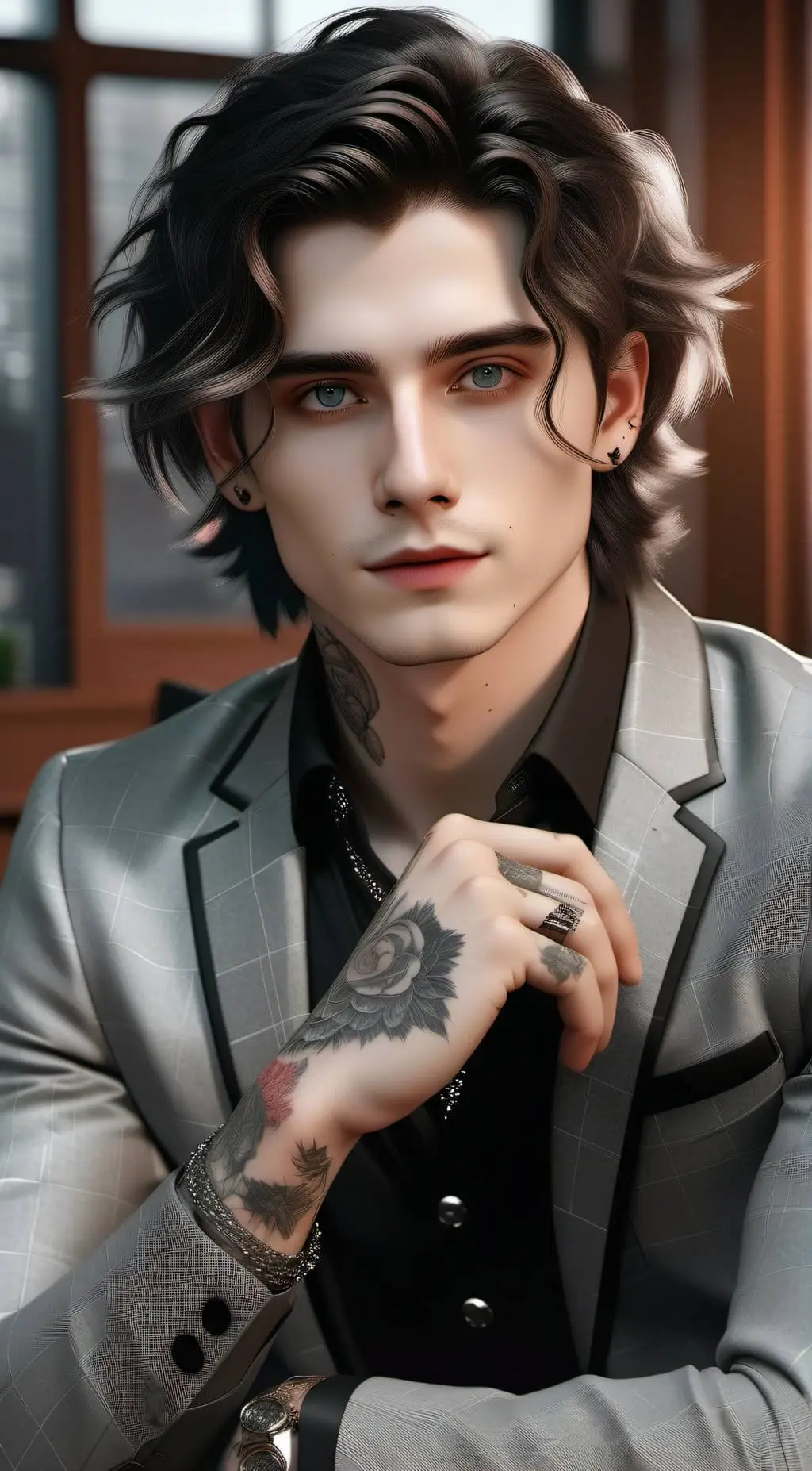ai character: Dominic Amadeus  background