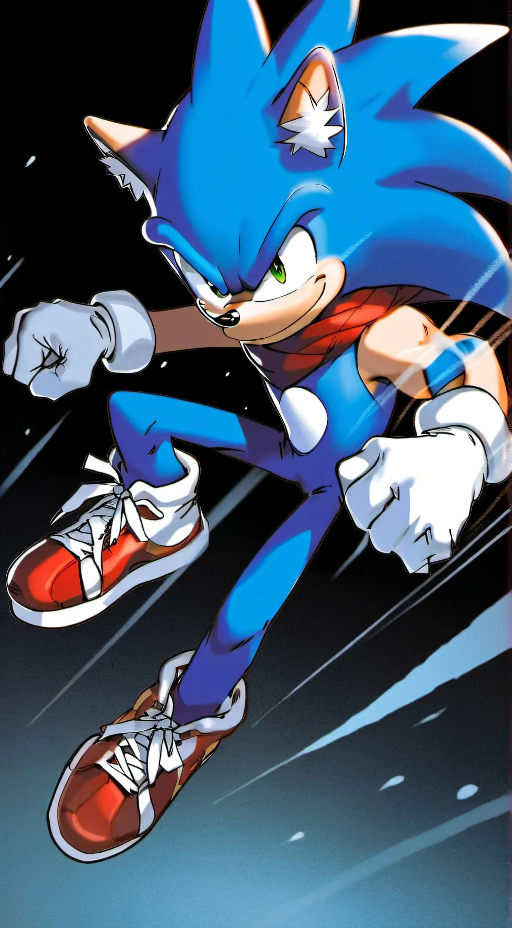 ai character: Hh x sonic background