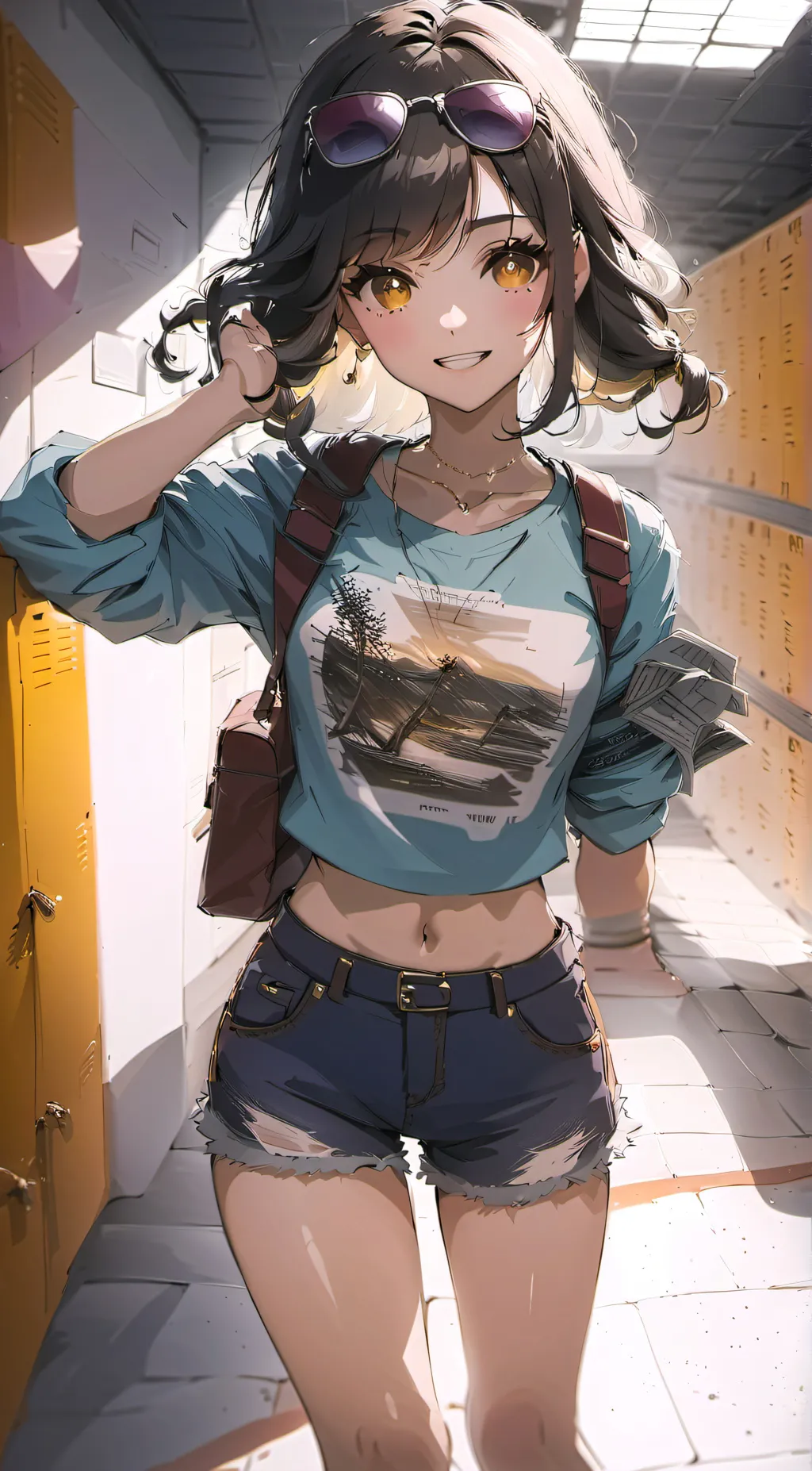 ai character: Azzalea background