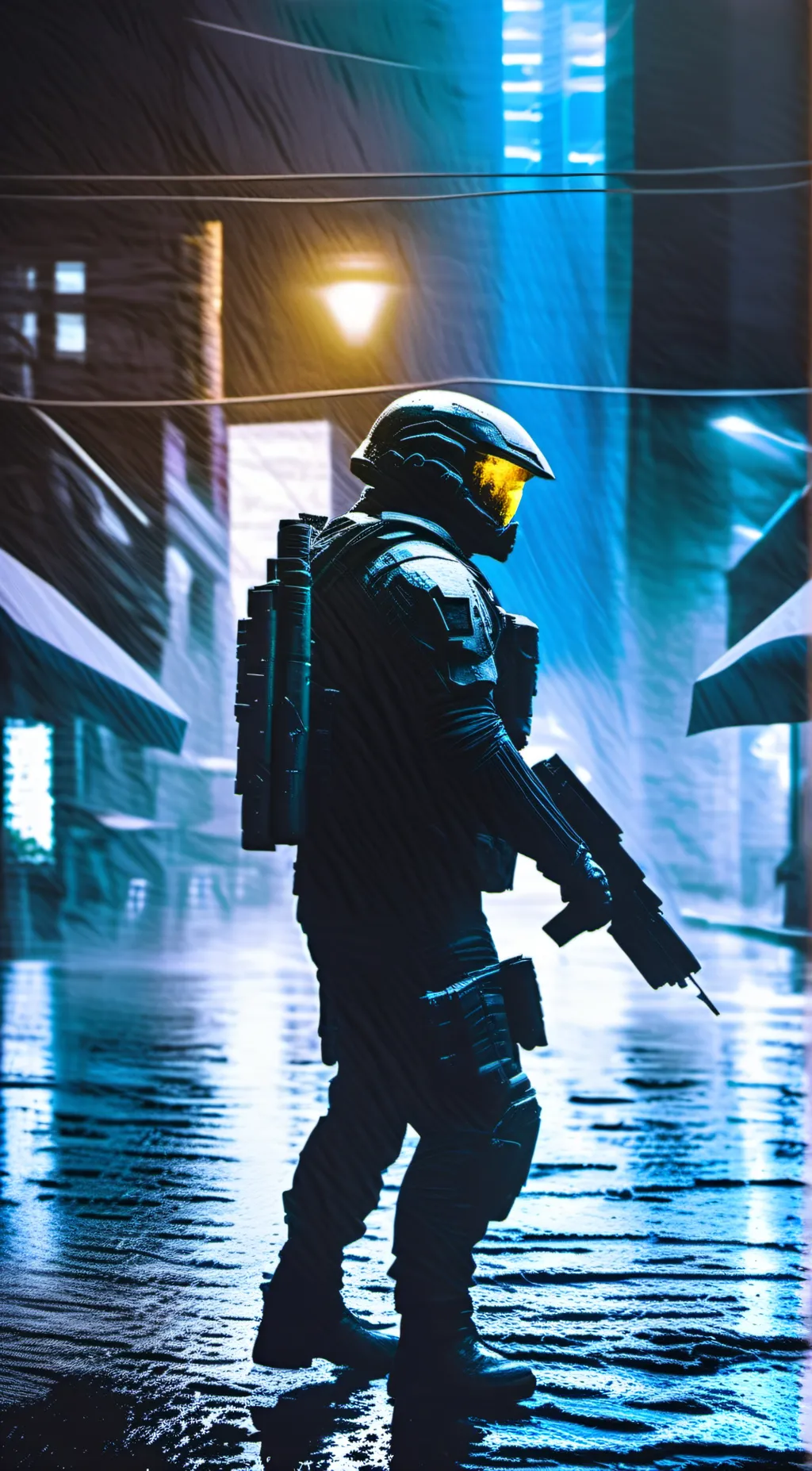 ai character: The rookie. background