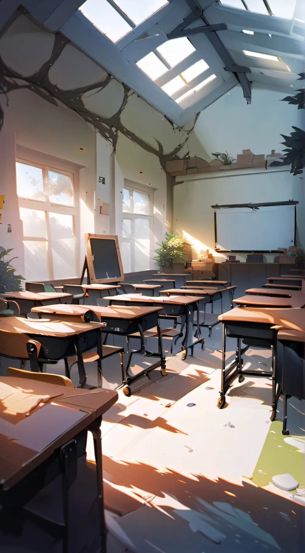 ai character: School background