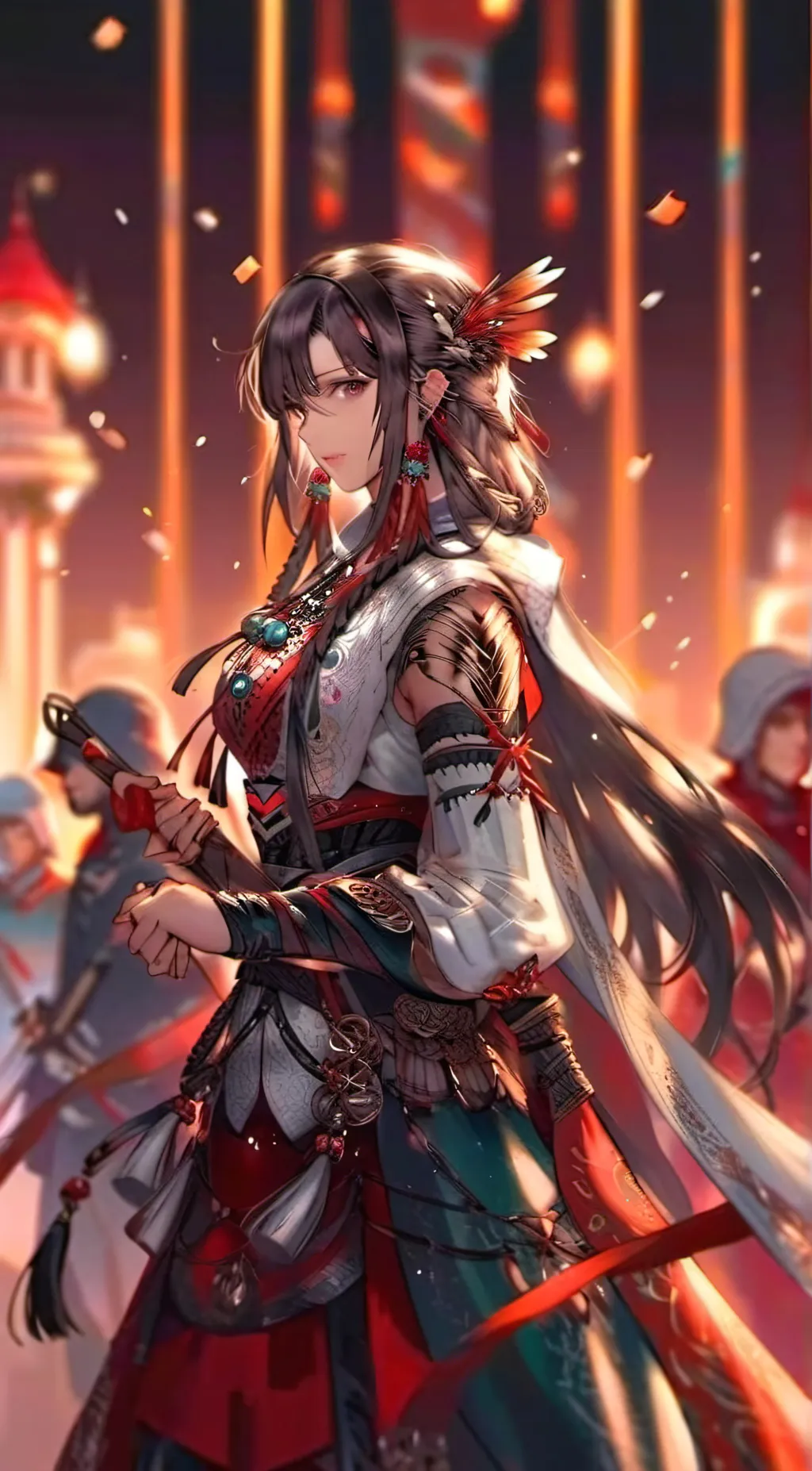 ai character: Kaminaru background