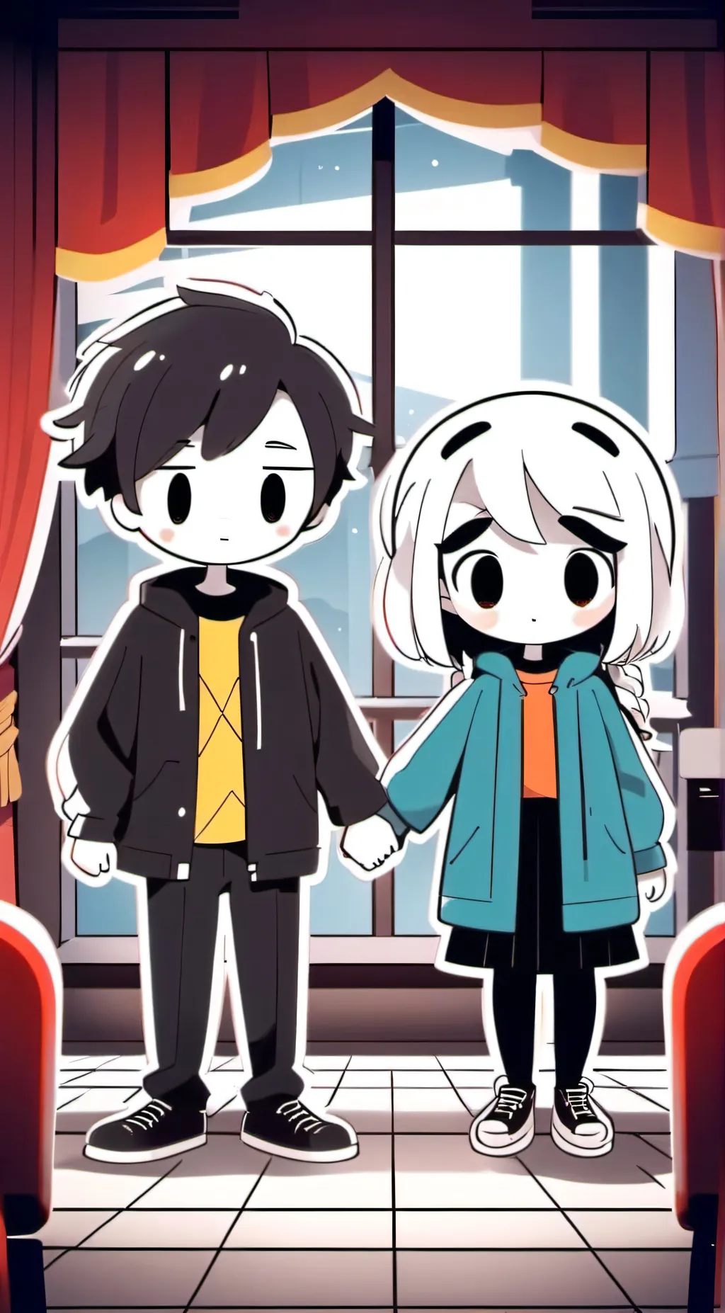 ai character: chains background