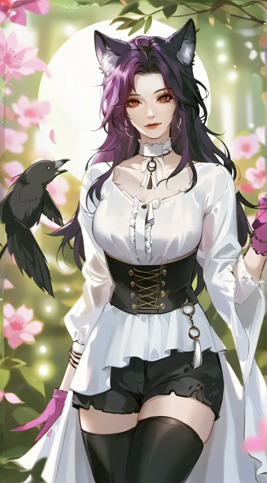 ai character: Kat  background