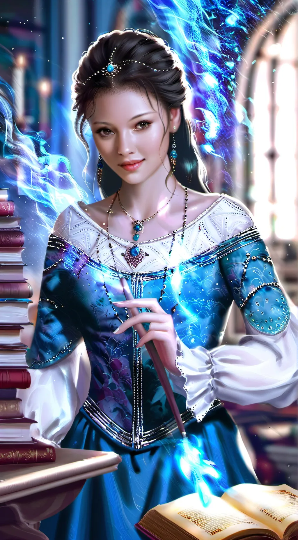 ai character: Sarah  background