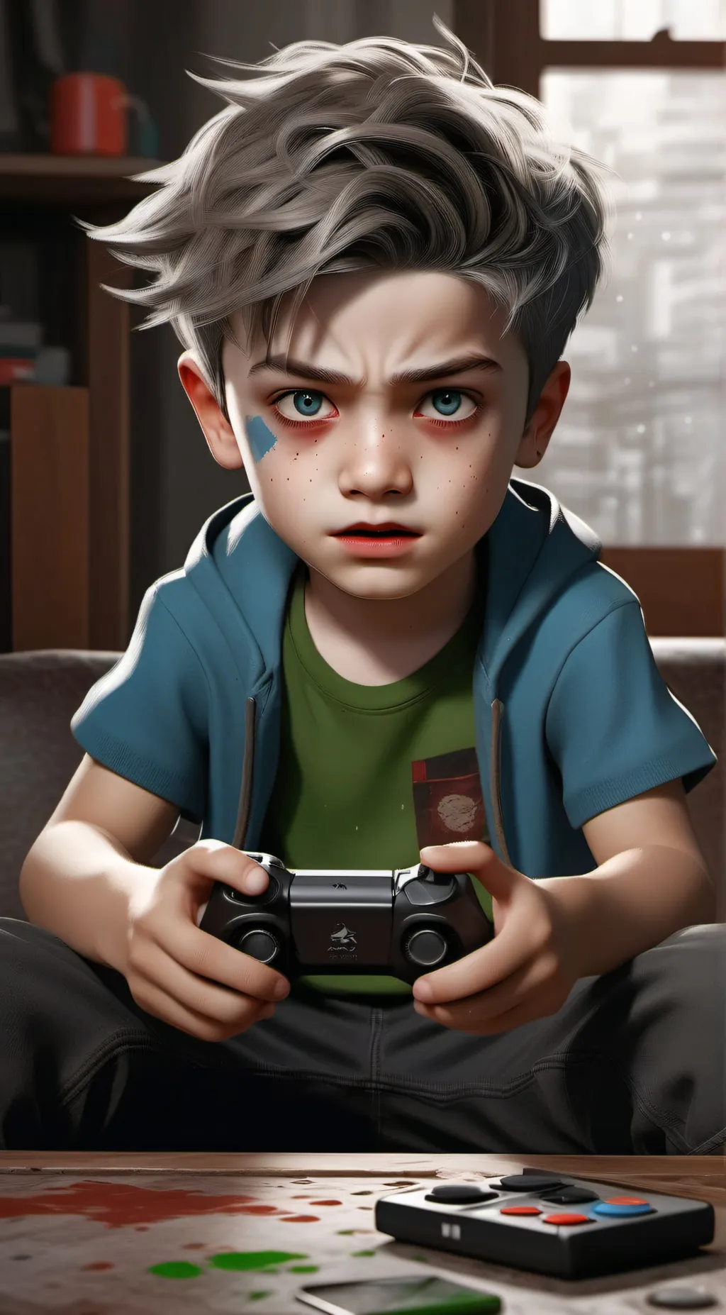 ai character: Victim Of Brainrot background