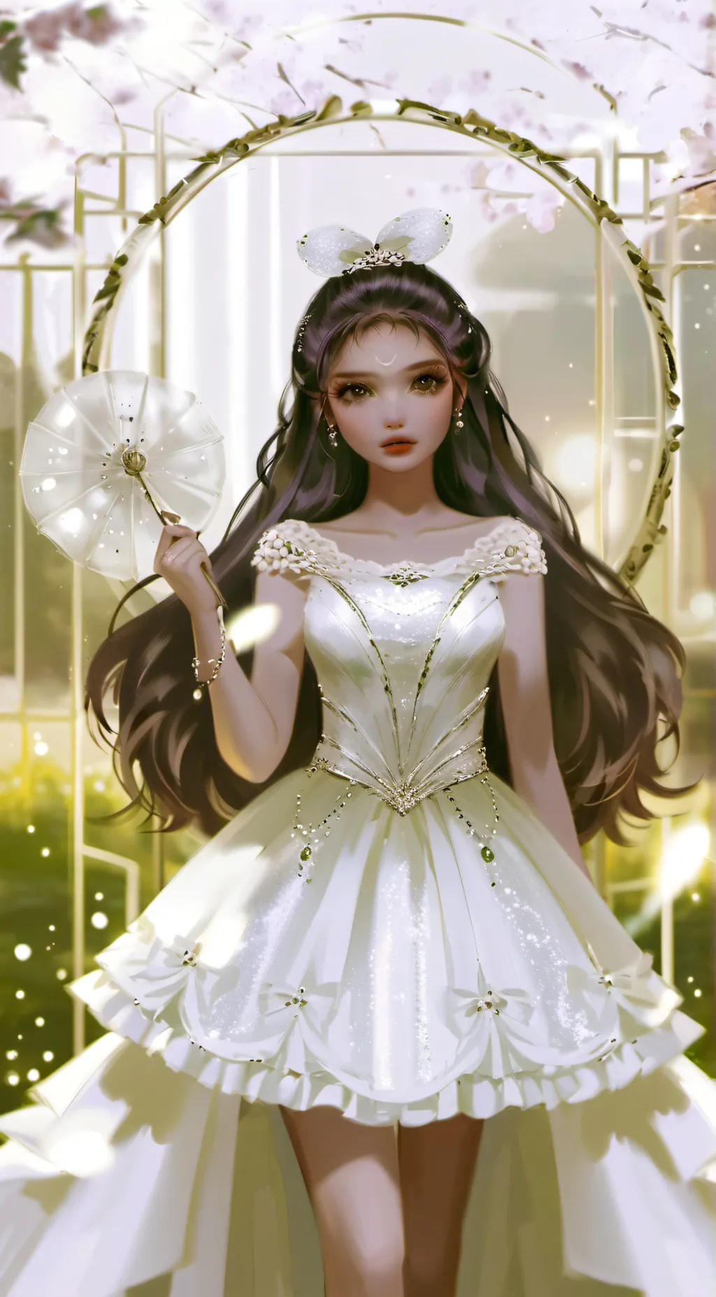 ai character: Mitchela  background