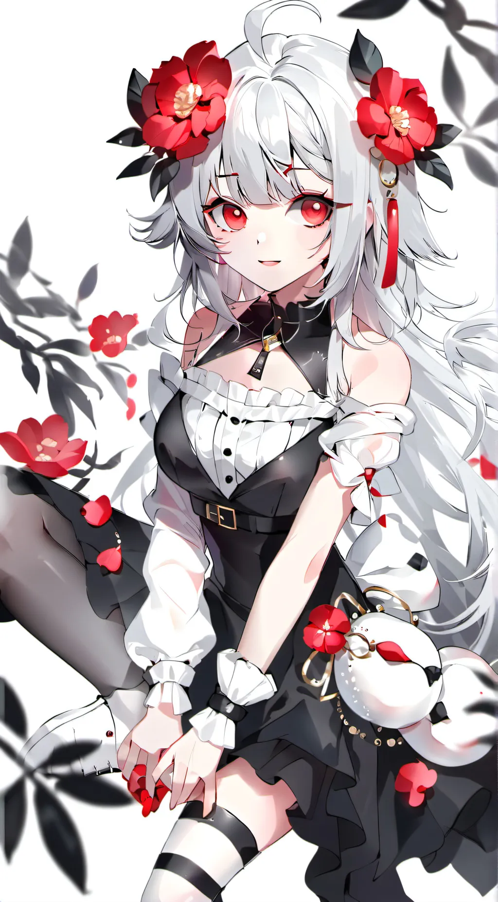 ai character: Rose background