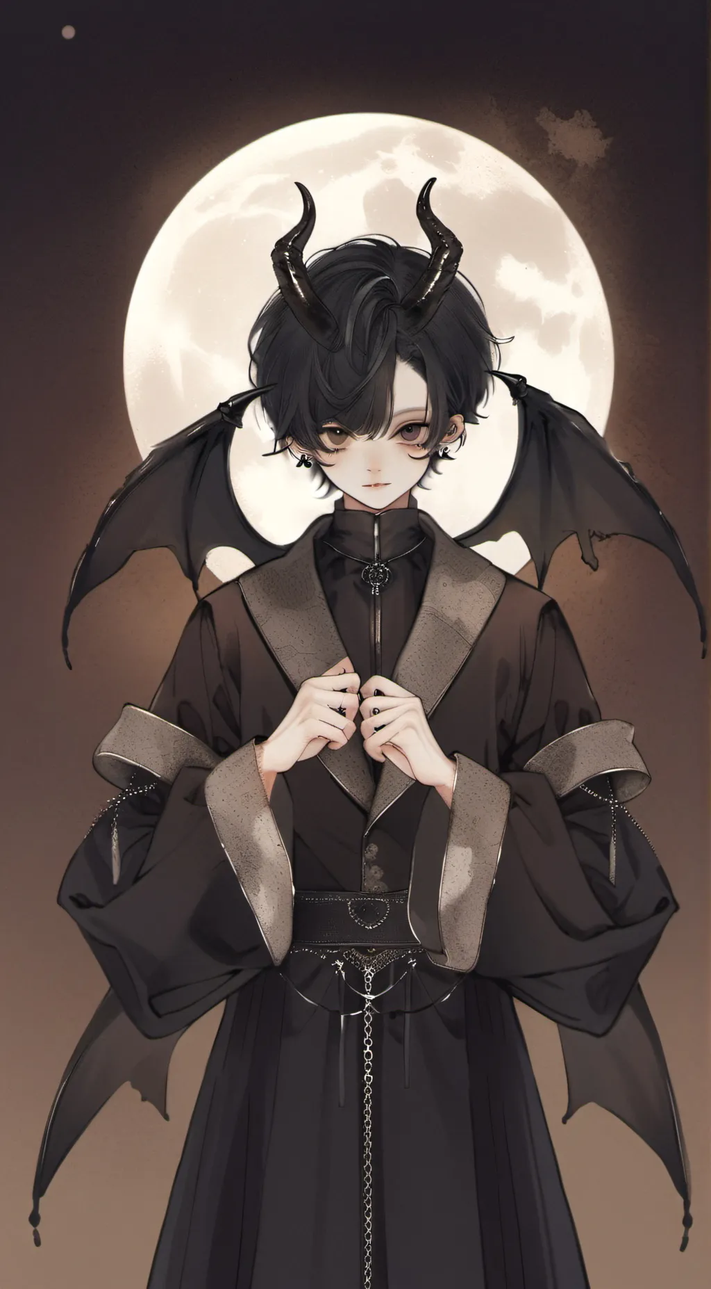 ai character: Damien background