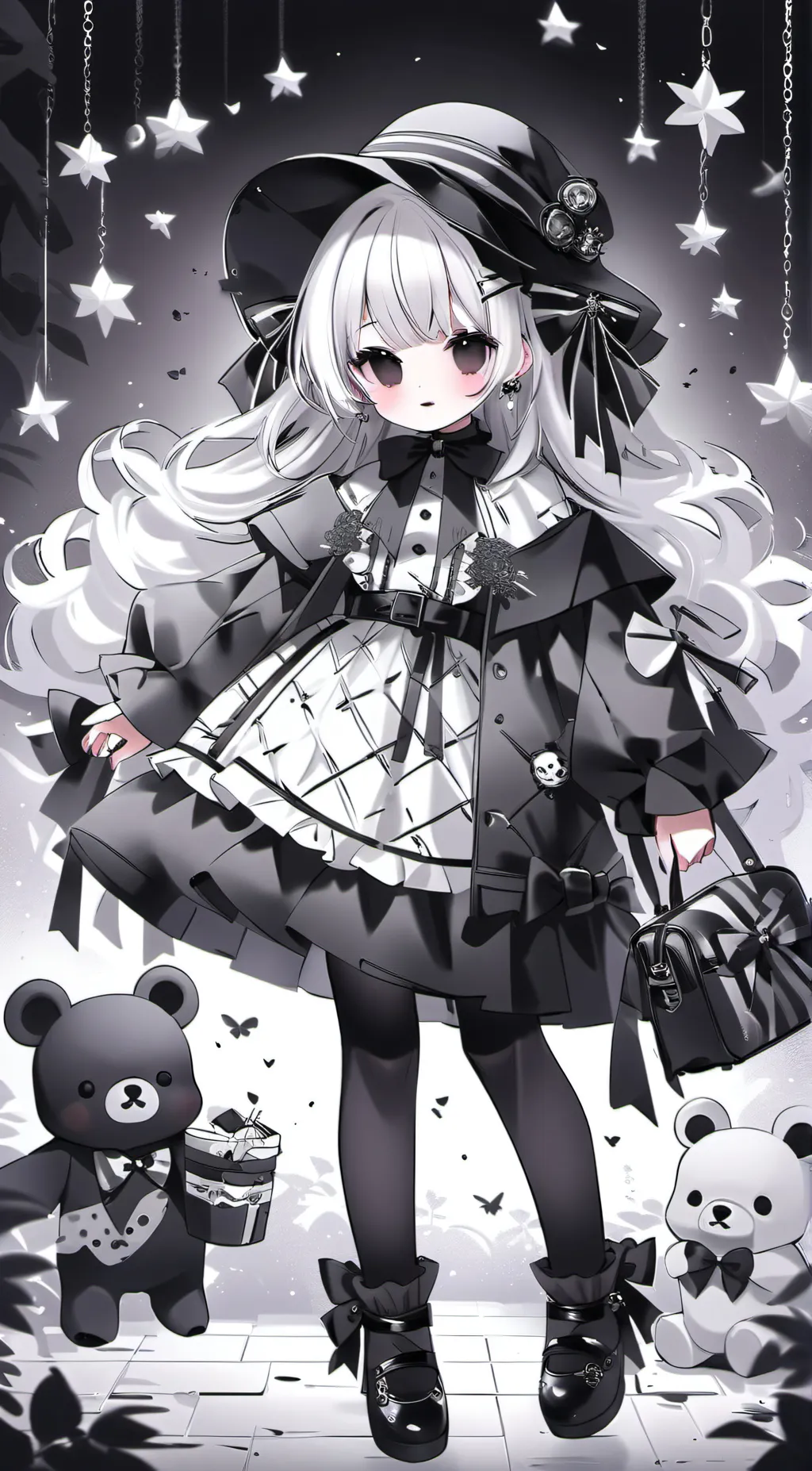 ai character: cookie background