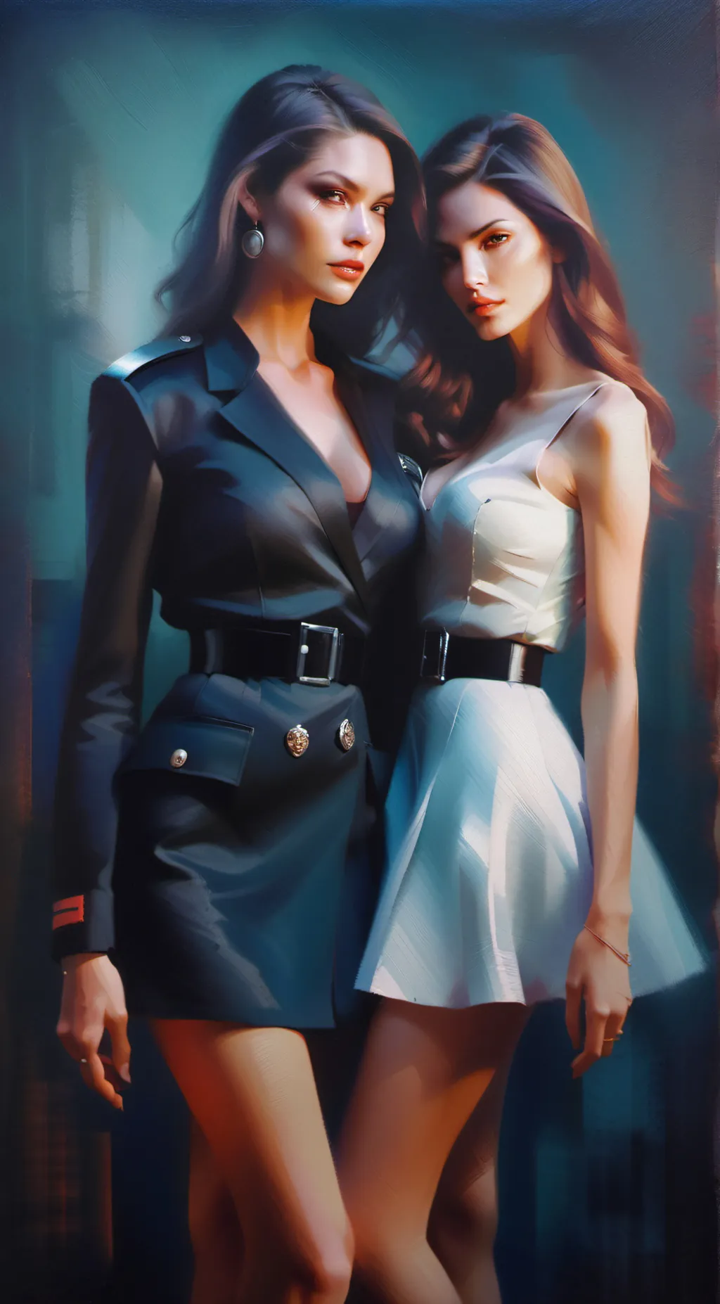 ai character: Sisters Grimm  background