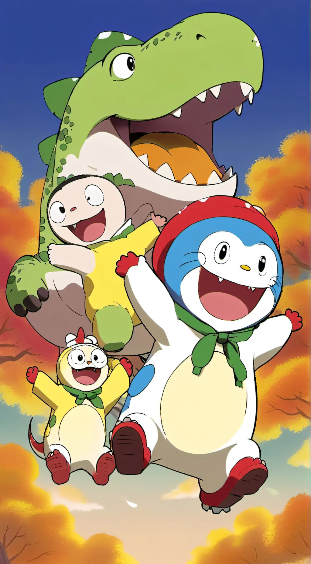 ai character: Kyu and Myu background